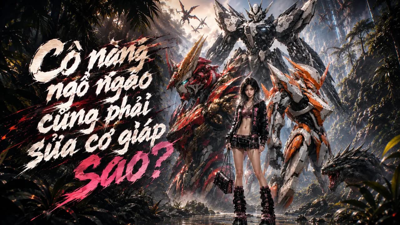 Cô nàng ngổ ngáo cũng phải sửa cơ giáp sao?