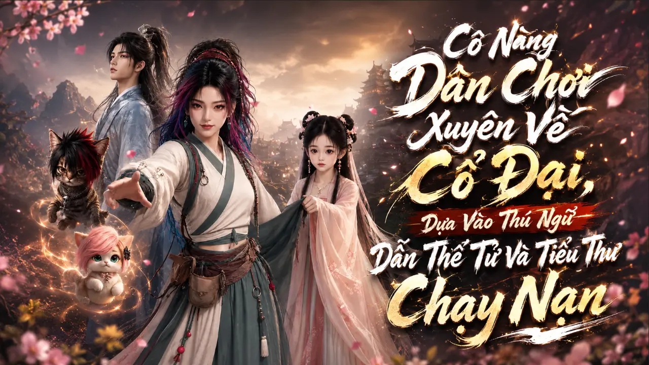 Cô Nàng Dân Chơi Xuyên Về Cổ Đại, Dựa Vào Thú Ngữ Dẫn Thế Tử Và Tiểu Thư Chạy Nạn